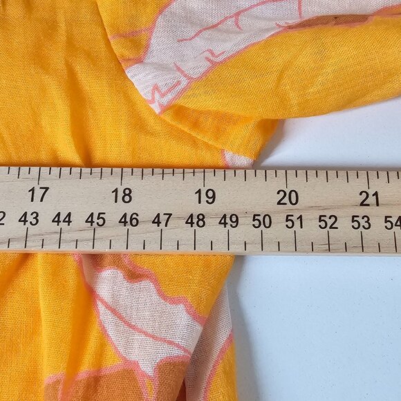 Seafolly Palm Paradise Tier Dress Women's S in Kaftan Rockmelon Summer Beachwear - Picture 10 of 11